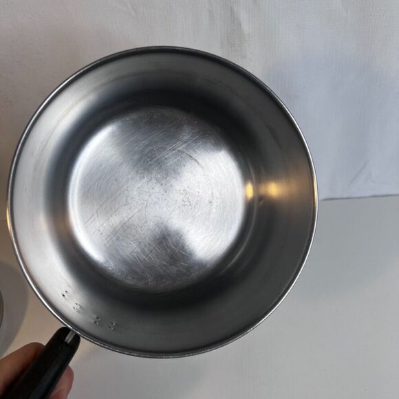 Revere Ware 1801 Copper Clad Saucepan Pot 1 Qt w/ Lid Stainless USA Made - Picture 7 of 16